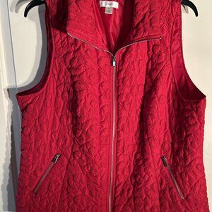 CJ Banks Vibrant Red Jacket - Size 2X